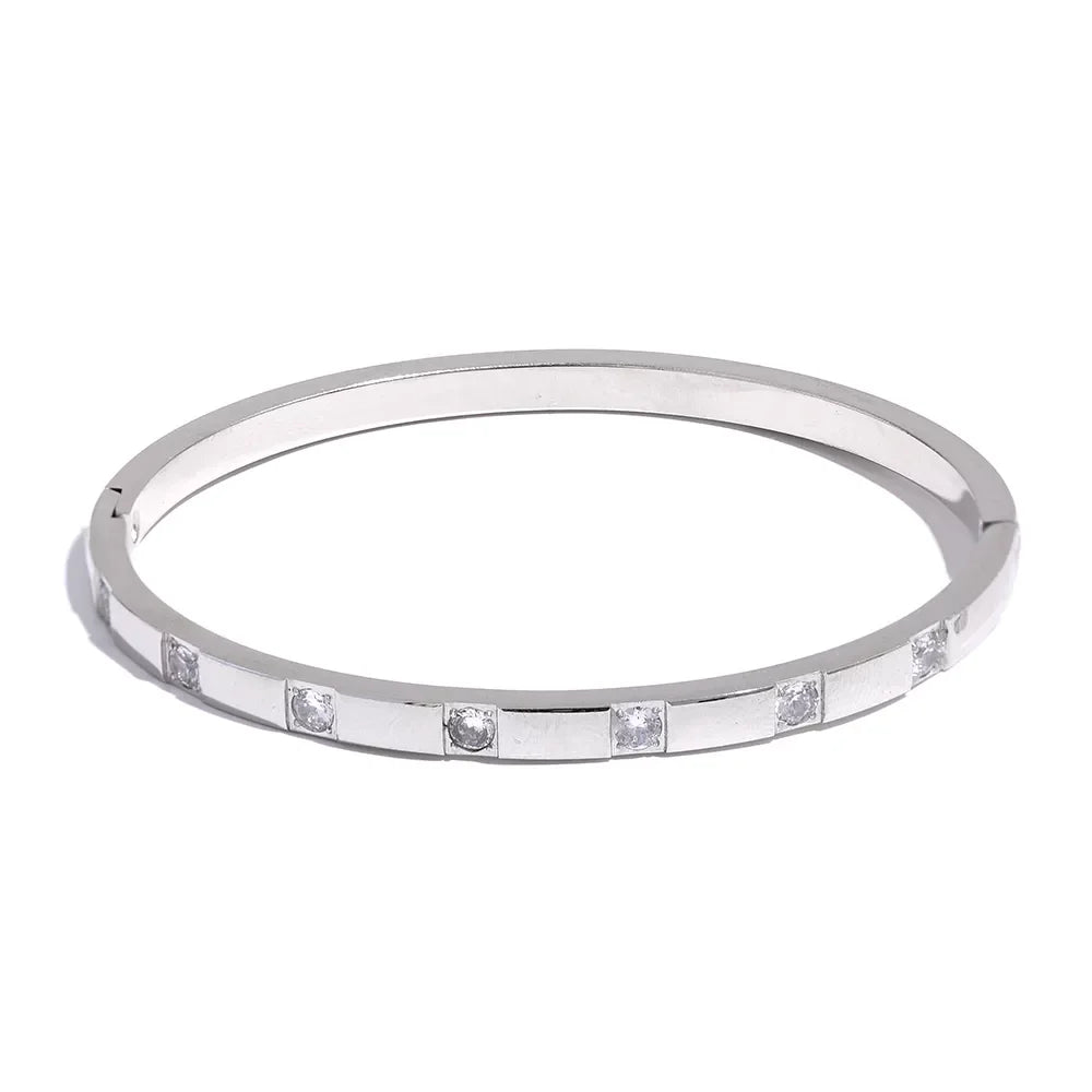 Bracelete Luxury Com Zircônias Banhado em Ouro 18k